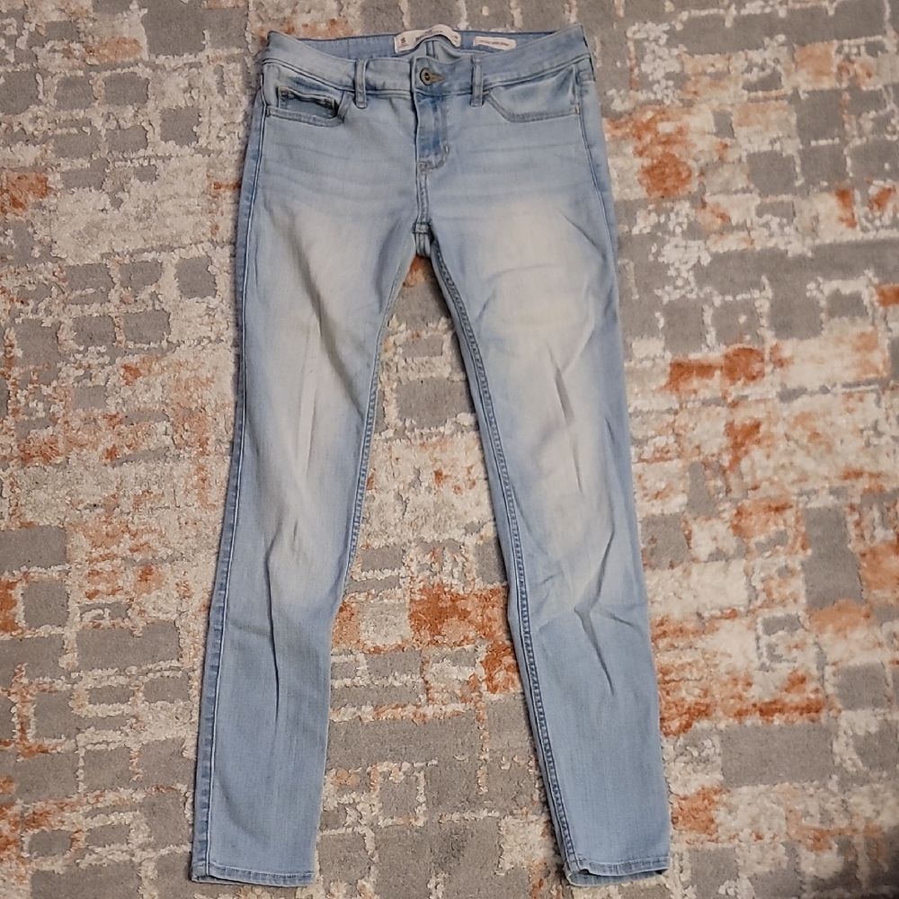 Hollister Light Blue Skinny Jeans for Women